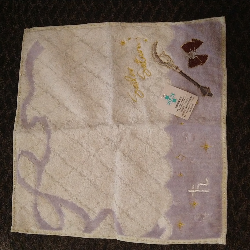 Sailor Saturn washcloth